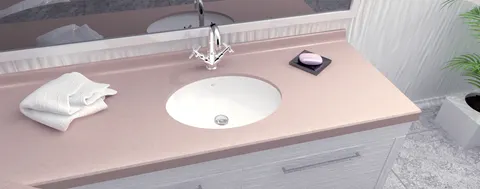 Akrilika m281 — Undermount washbasin, cast