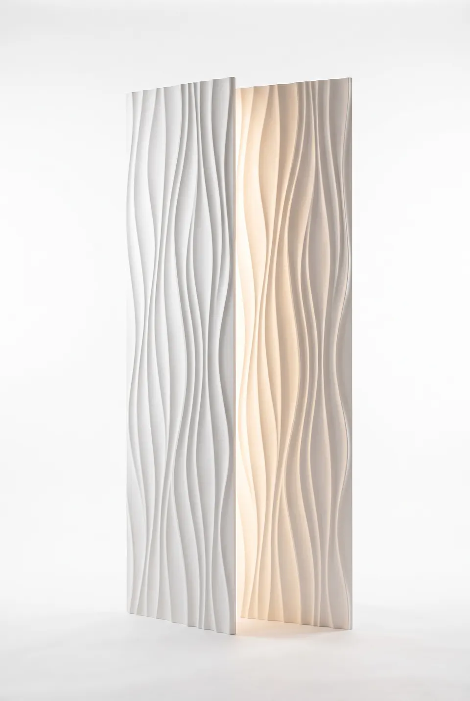 3D visualisation: backlit Deco 3D wall panel